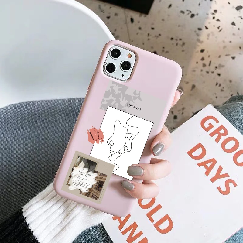 Модный Ретро чехол из ТПУ с этикеткой штрих-кода для iPhone 12mini 14Plus XS цветной мягкий