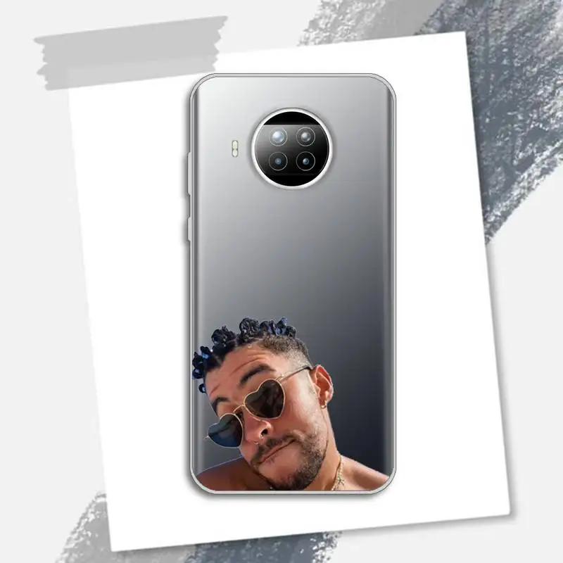 

Yo Perreo Sola Bad Bunny Maluma Phone Case Transparent for Xiaomi Redmi note 10 t 8 9 pro lite 11