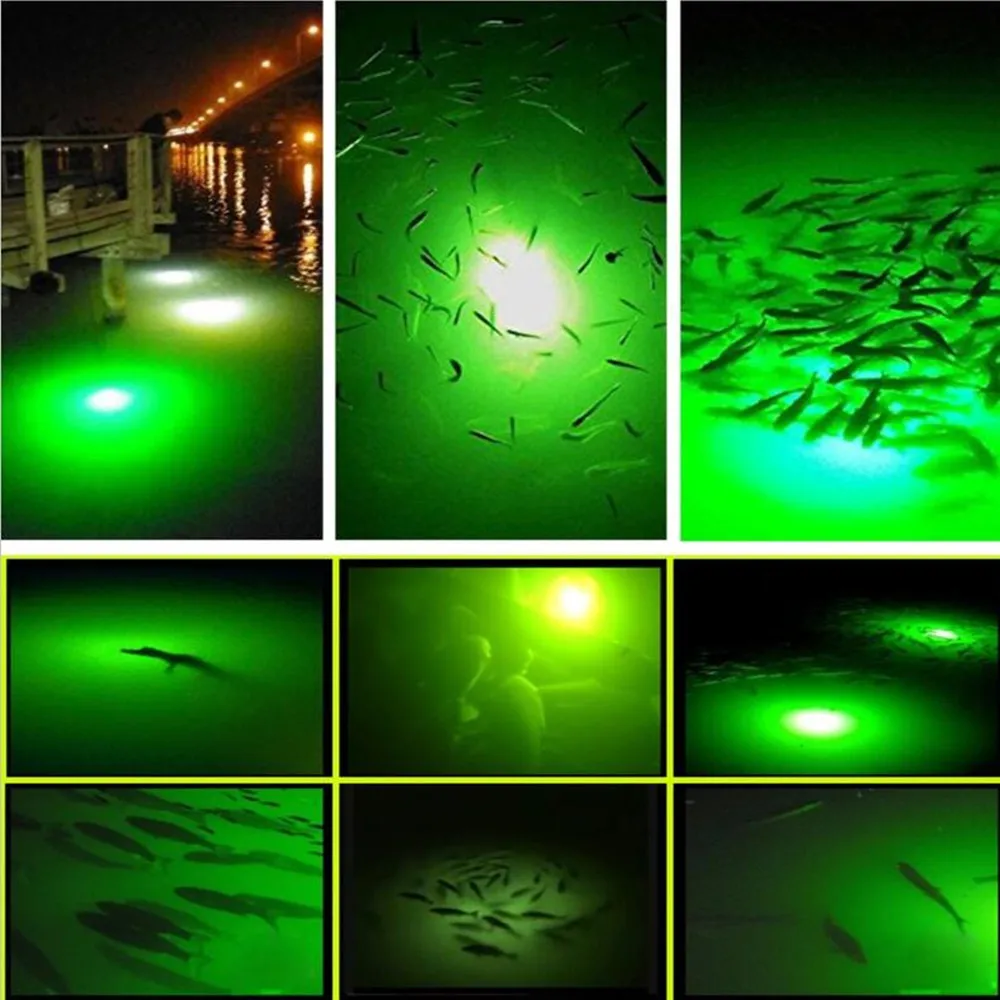 Подводный погружной ночной рыболовный светильник светодиодный лампы для