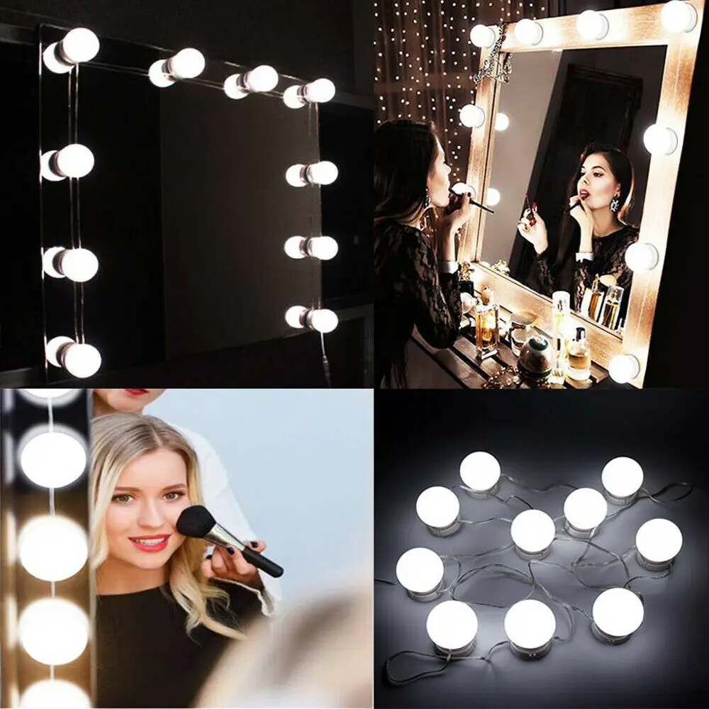 5 в светодиодный зеркальный светильник для макияжа голливудский туалетный