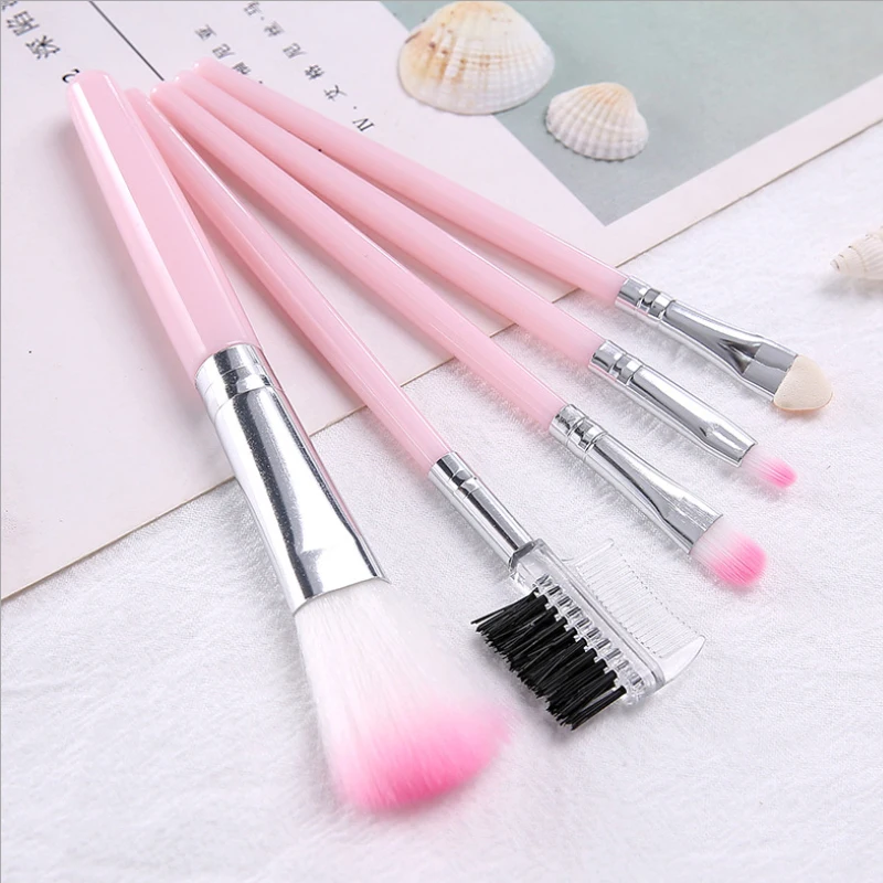 Набор кистей для макияжа 5 шт./компл. палочка теней век основа бровей блестящая