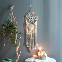 macrame boho tapestry dream catcher wall hanging hand woven home decoration accessories nordic art tassel apartment dorm room