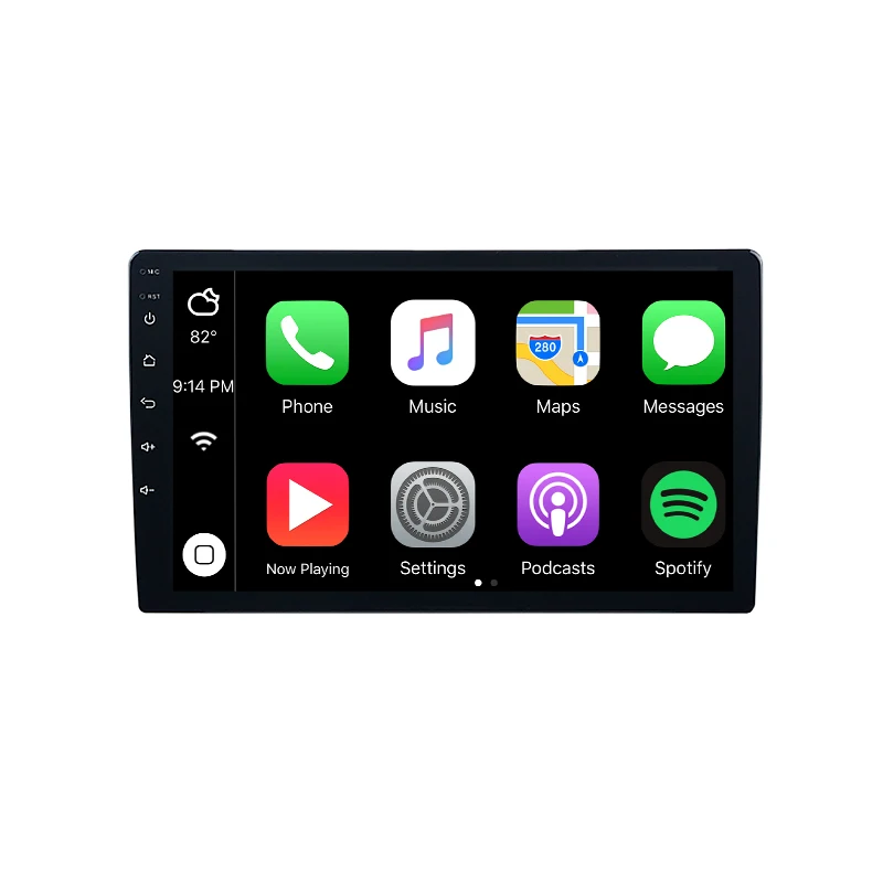 Система Linux Беспроводная Carplay Android Auto 10 &quotIPS MP5 экран 5 8 ГГц TDA7851 DSP музыкальное