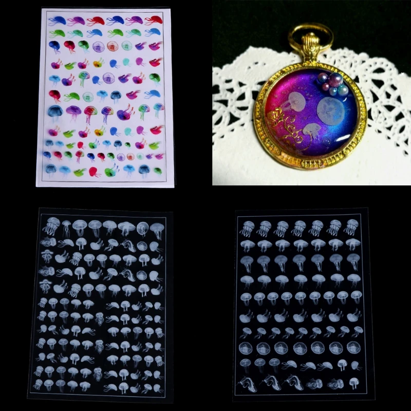 Прозрачная эпоксидная форма из Медузы для изготовления украшений сделай