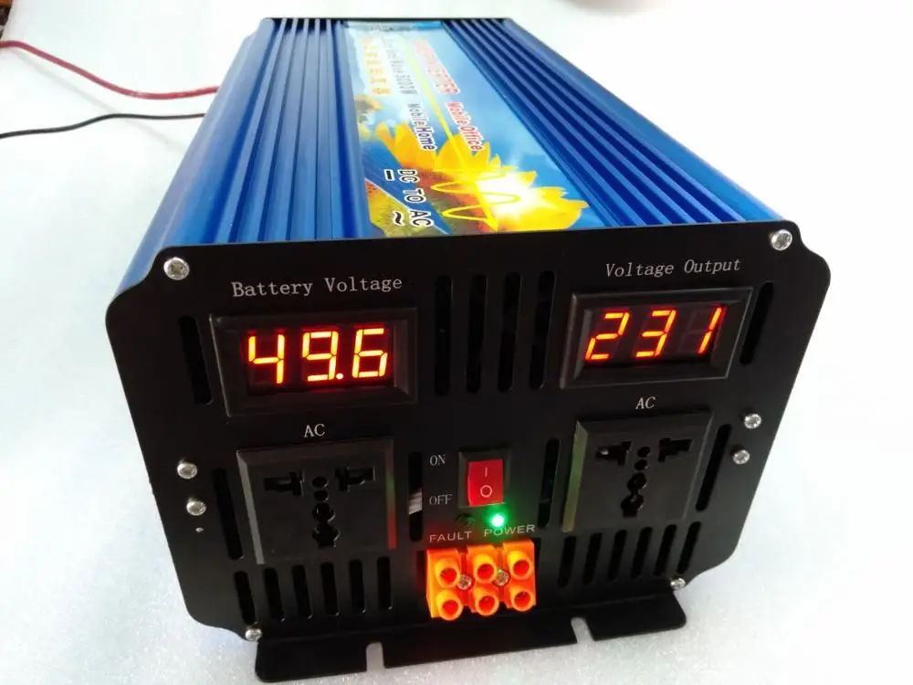 

Peak Power 10000W 5000W Pure Sine Wave Inverter DC 48V TO AC 110V 120V 127V 60HZ Off Grid