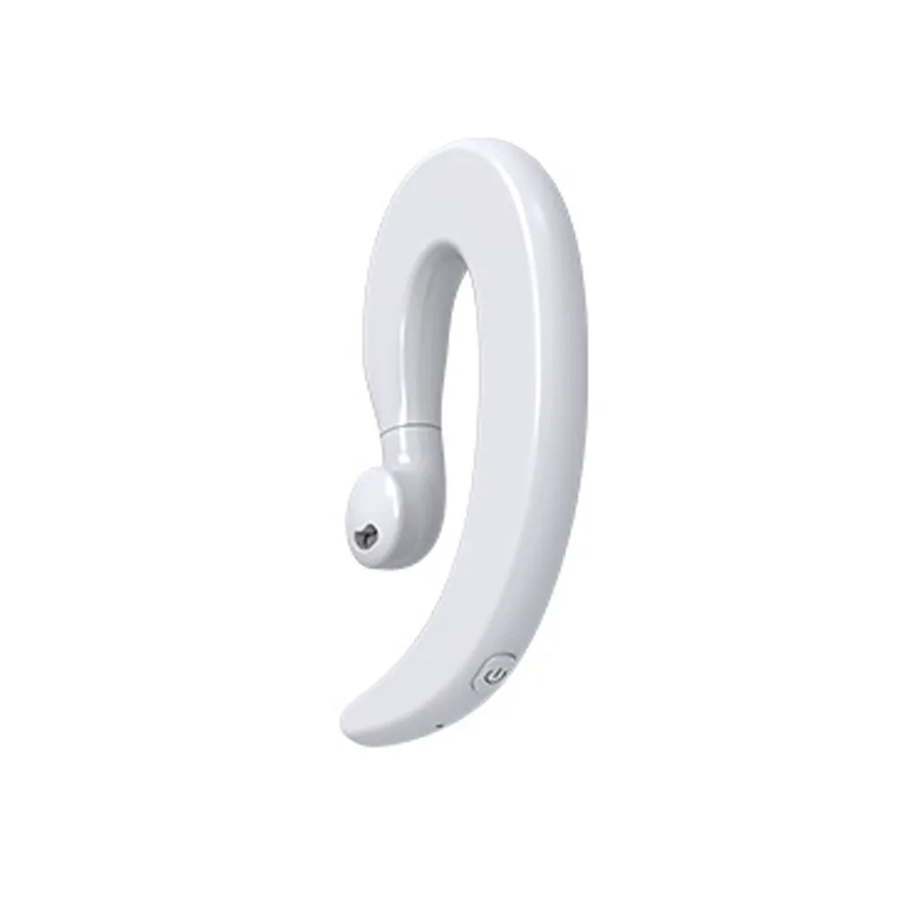 LS-007, костная проводимость, беспроводные, Bluetooth, бизнес наушники, спортивные, стерео наушники, устойчивое к поту, шумоподавление, гарнитуры, хит - Цвет: White