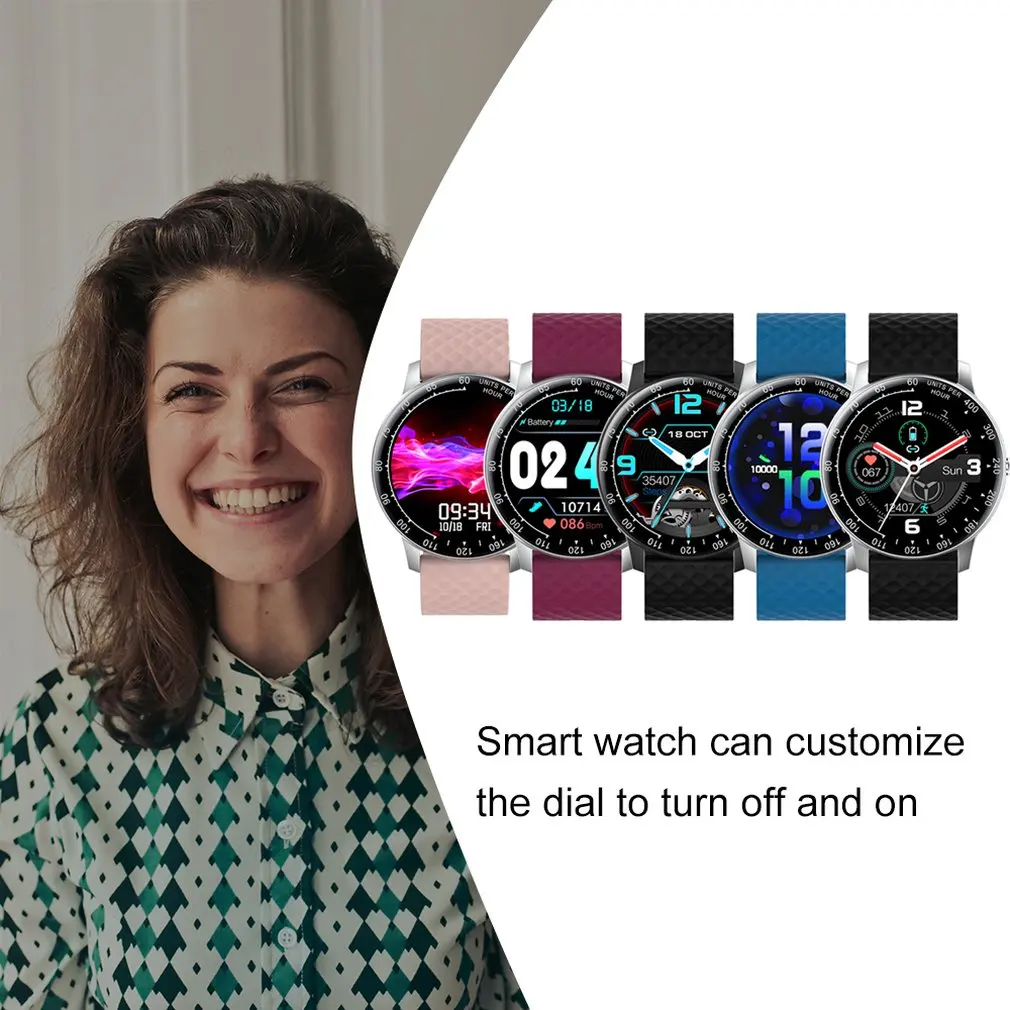 

H30 Smart Watch Can Customize The Dial To Turn Off The Screen And Keep A Bright Record Tracker Heart Rate Blood For IOS Phone