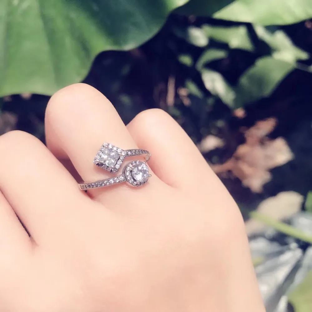 

YPD72 распродажа 925 Серебряные Открытые Кольца для женщин креативные модные ювелирные изделия