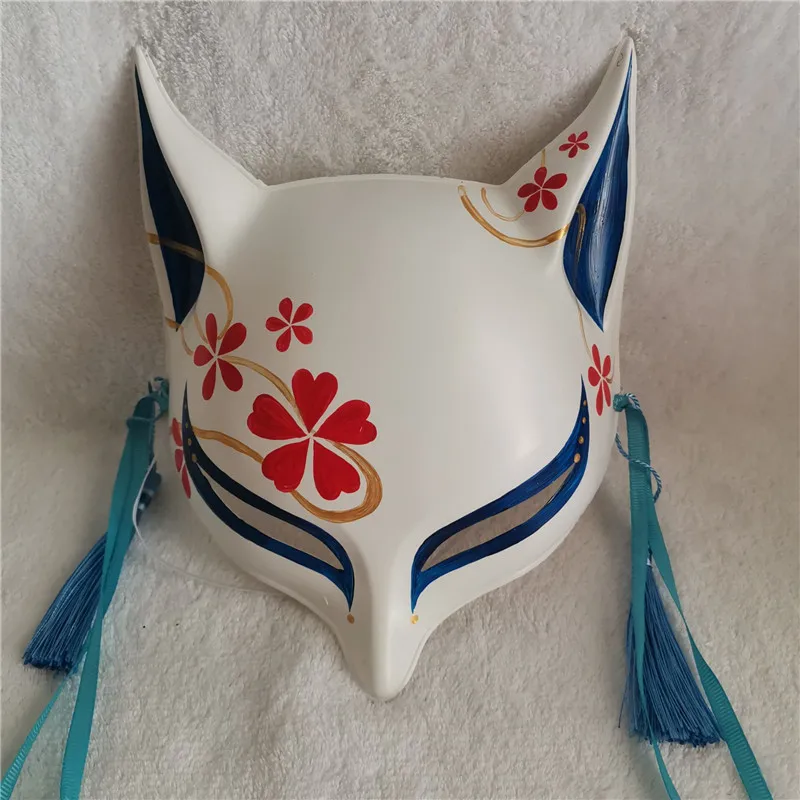 Игра Инь и Янь дивизия ручной Тур Onmyouji Косплей Маска японская частная лиса маска