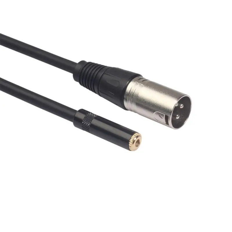 Newest 0.3 Meter Audio Cable 3.5mm 3 Pole Female To XLR Pin Male Stereo Cord For MP3 Smartphone Amp Computer Speakers | Электроника