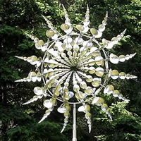 unique and magical metal windmill outdoor wind spinners wind catchers yard patio l awn garden decoration