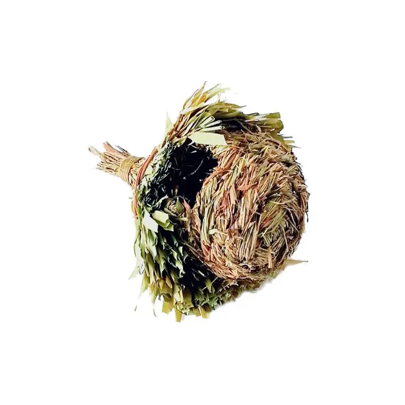 

Birds Nest Natural Grass Egg Cage Outdoor Decorative Weaved Hanging Parrot Hous