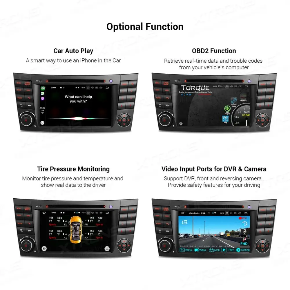 XTRONS PX5 Android 9,0 радио автомобильный dvd-плеер gps OBD для Mercedes Benz E Class W211 E200 E220 E240 E270 E280 2002-2008 CLS W219