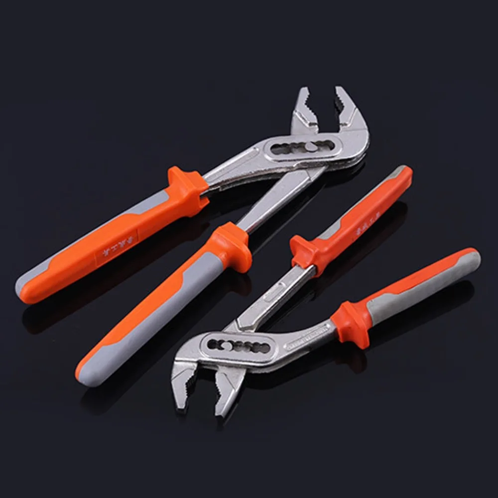 

1Piece 10" 12" Alligator Pliers 7 Standard Max.Open Size 75/85/95mm Water Pump Pliers Hand Tools For Plumber