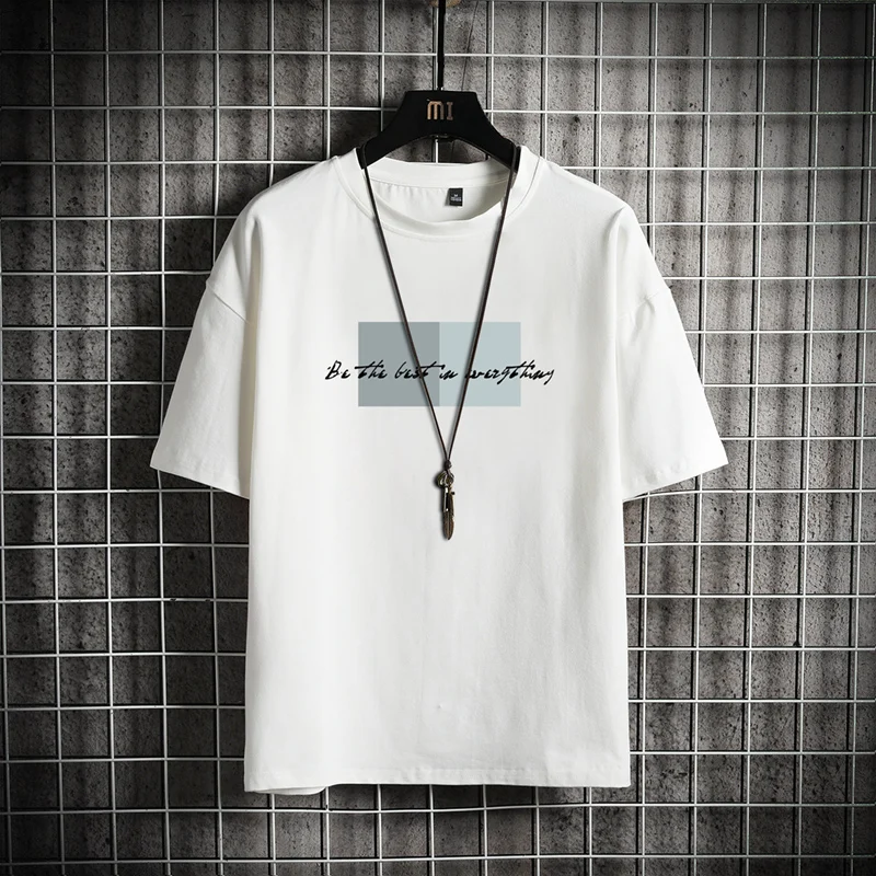 SingleRoad Футболка мужская 2020 летняя оранжевая панк оверсайз хип хоп Топ Японская