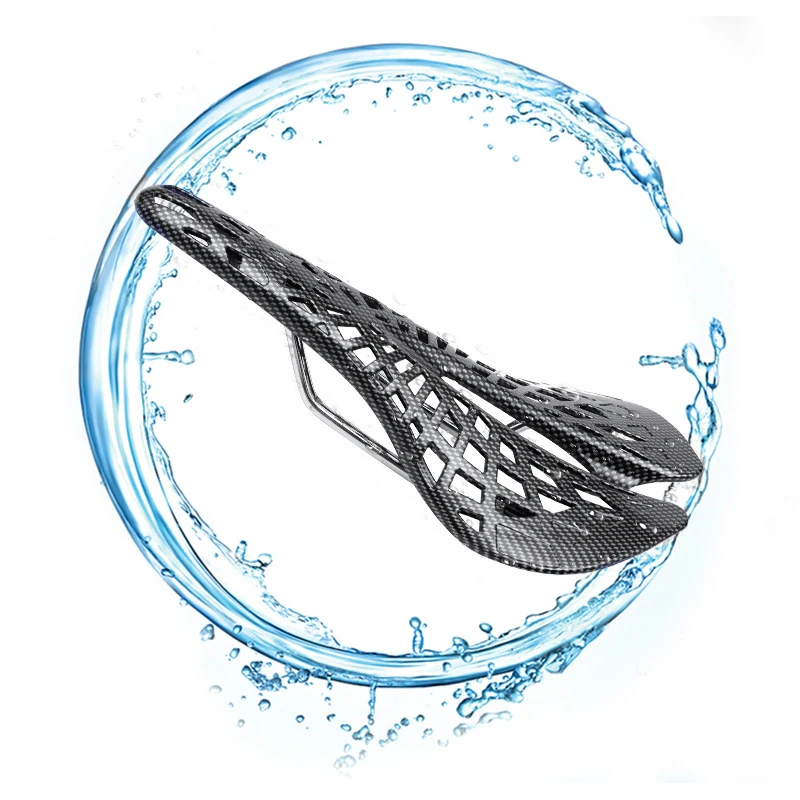 

Bicycle Saddle Seat Cushion Spider Carbon Fiber Breathable Seat Mountain Road Bike Accessories