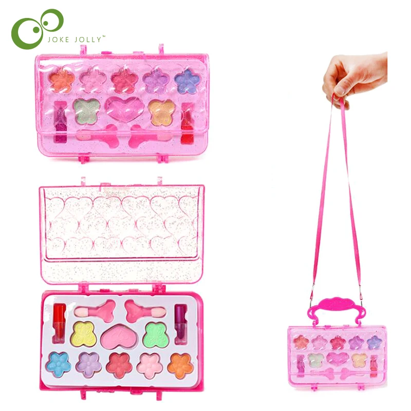 Детский набор игрушек для макияжа ролевая игра принцесса безопасный нетоксичный