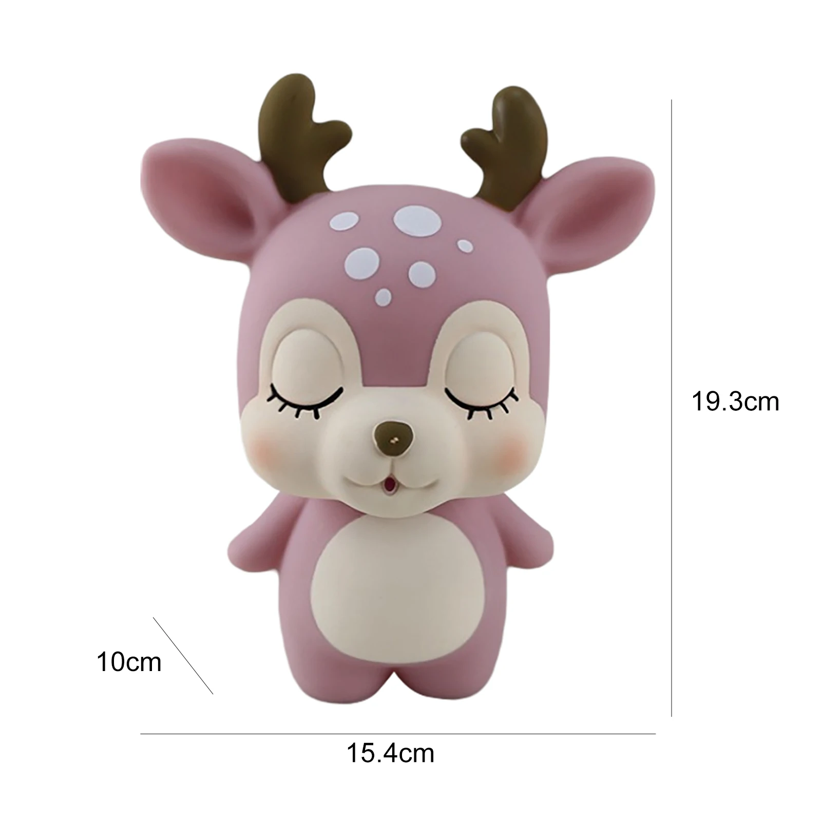 

Cartoon Cute Deer Shape Piggy Bank Coin Storage Container Money Jar Coins Money Box Large Savings Box Valentine's Day Gifts