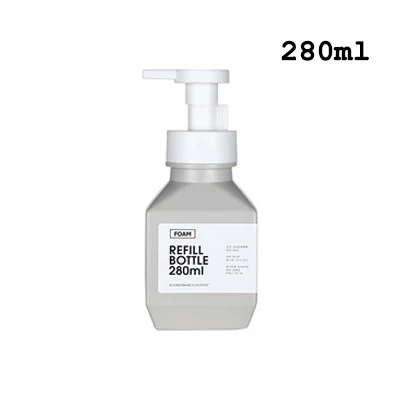 280ml grey Бутылка для жидкого мыла диспенсер для жидкого мыла мусс жидкая пена сделать бутылка лосьона бутылка геля для душа для ванной комнаты/кухни - Цвет: 280ml grey