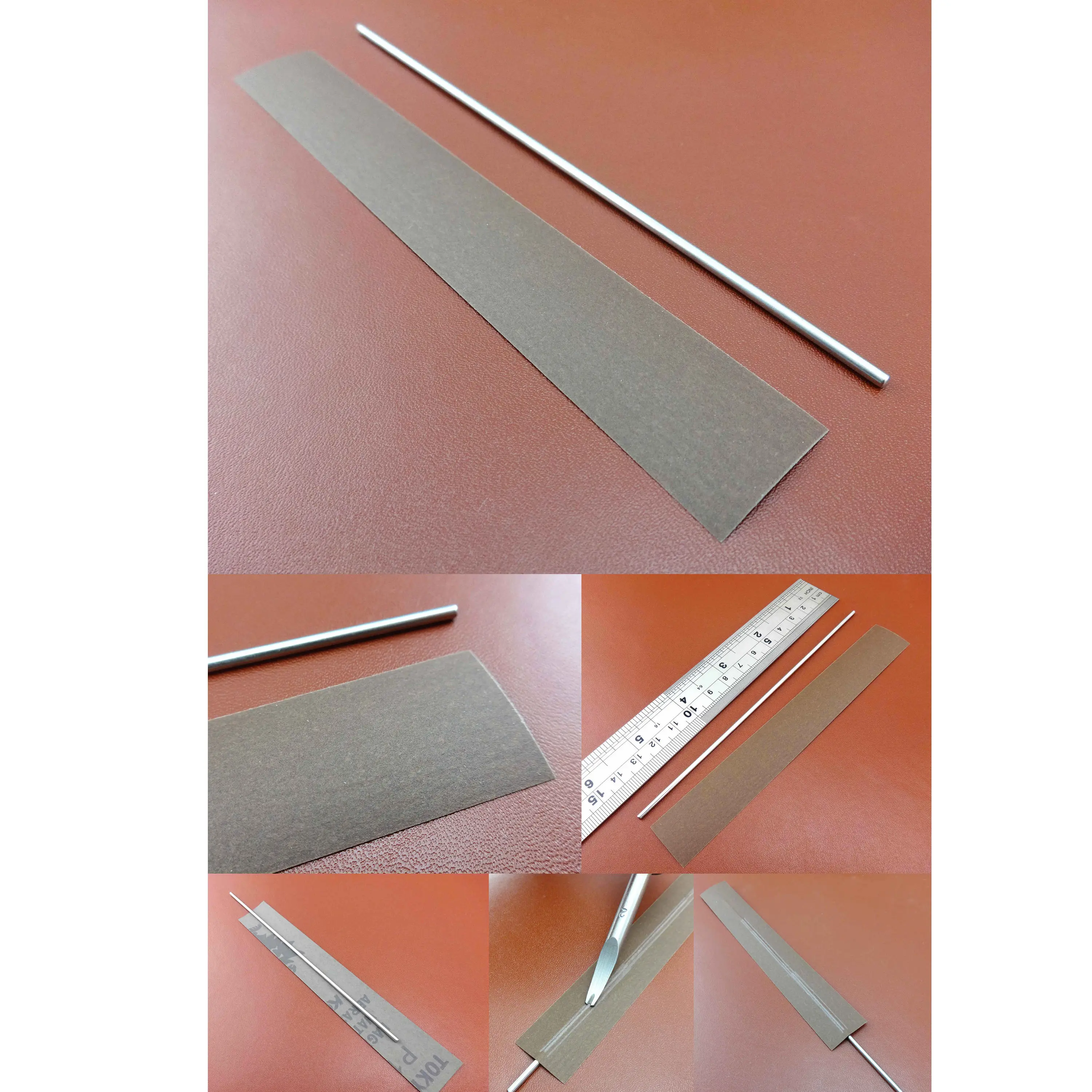 1 шт. инструмент для кожевенного ремесла 0 8 мм|Наборы инструментов обработки кожи|