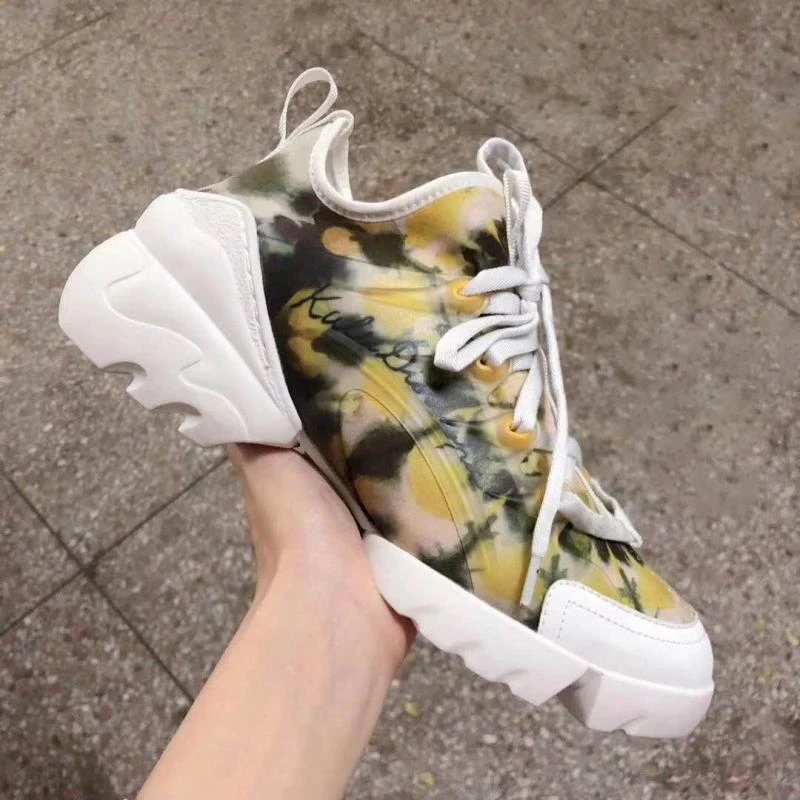 

Brand D sneakers for women fashion autumn women leather lace up sneakers fashion high quality vulcanized shoes