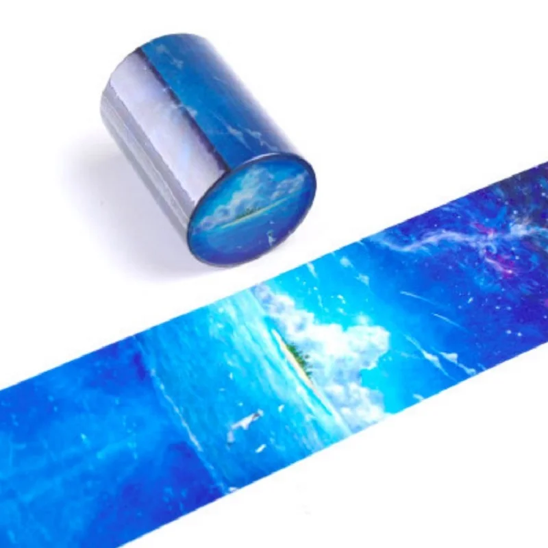 6 см * 7 м широкая романтическая декорация Бумага васи лента декоративная