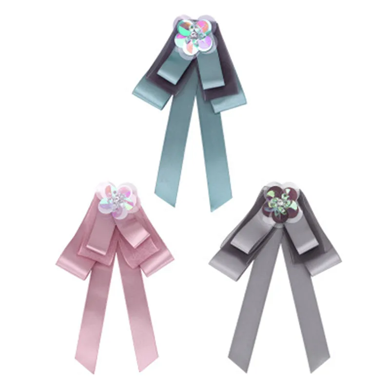 Женский галстук бабочка для девушек булавки рубашки Осеннее винтажное кружево