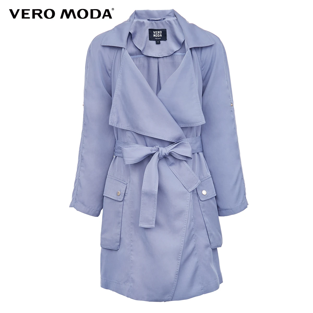 

Vero Moda Women's Front Tie Two-Way 3/4 Sleeve Trench Coat | 319317506