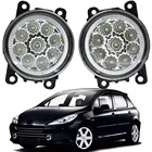 2 шт. Противотуманные фары Дневные Фары Светильник СВЕТОДИОДНЫЙ противотуманный фонарь для Peugeot 3008 207 307 4007 5008 2008 4008 407 408 607 301 308