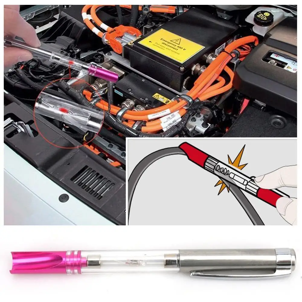 

Auto Car Ignition Tester Automotive Spark Indicator Plugs Diagnostic Tools Portable Coils Test Wires Pen Y8S7