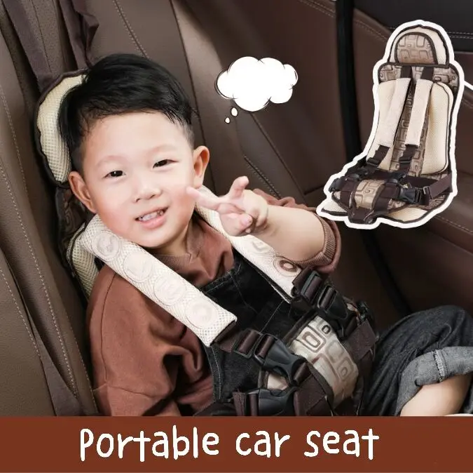 

Portable infant seat fixing pad for automobile 0-4 years old