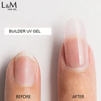 1pc ibdgel builder uv gel acrylic color nail no need finger holder fast gel for nail extensions nail gel polish hard gel