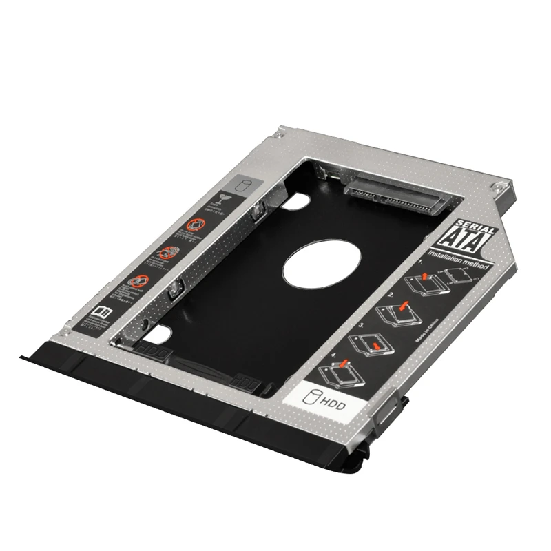 2-й корпус для жесткого диска чехол SSD HDD 9 5 мм SATA на Dell E6420 E6320 E6520 E6430 E6430s E-series HDE6420-SS |