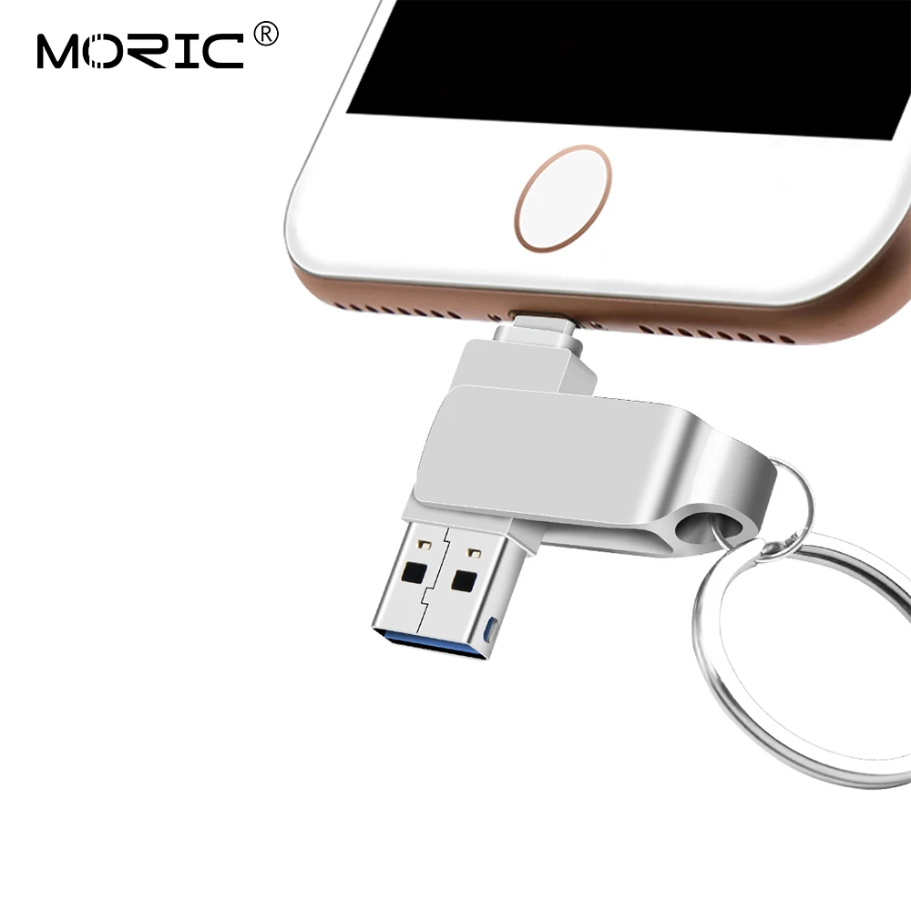 Морический бриллиантовый модный i флэш накопитель для Apple ipad iphone 6s 6 plus usb 3 0 64 Гб высокоскоростной 32 128 ГБ u