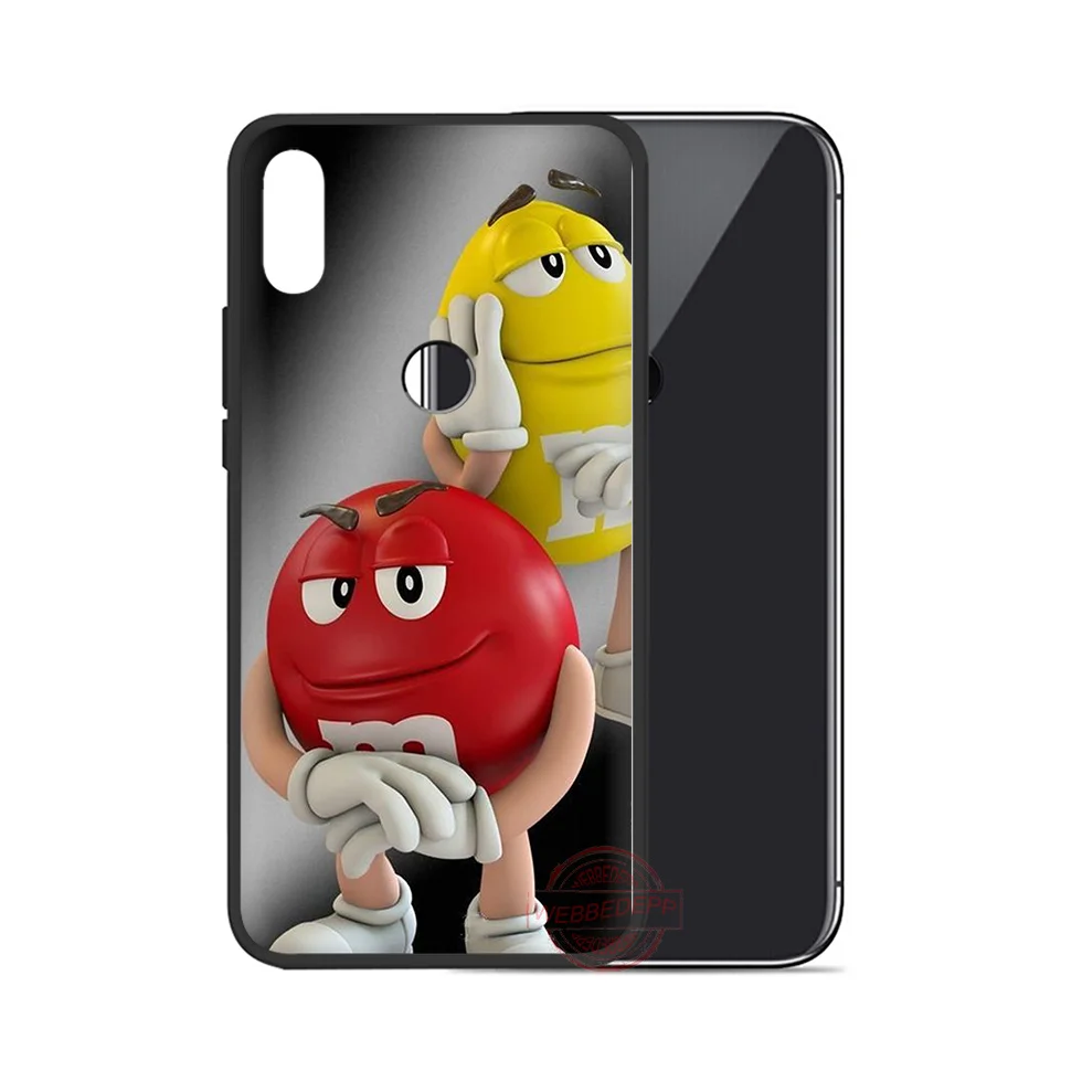 WEBBEDEPP Cute M&ampM Chocolate TPU phone case for Huawei P10 P20 P30 Lite Pro Y6 Y7 prime 2018 Y9 2019 |
