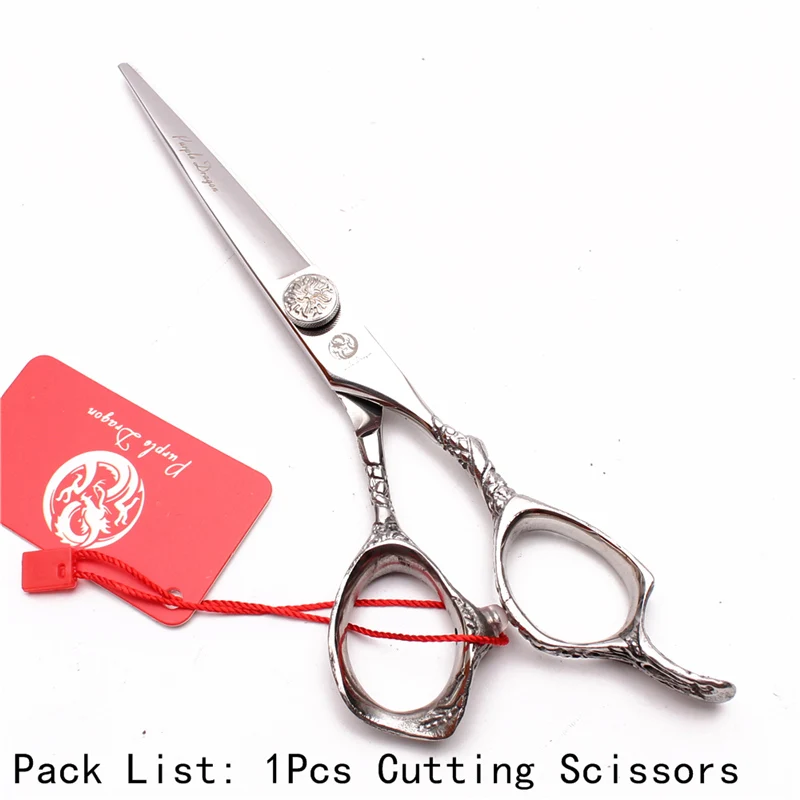 Профессиональные Парикмахерские ножницы Z9001 " фиолетовый дракон 440C ножницы для волос филировочные ножницы для стрижки волос ручка дракона - Цвет: Z9001 Yin C 6N