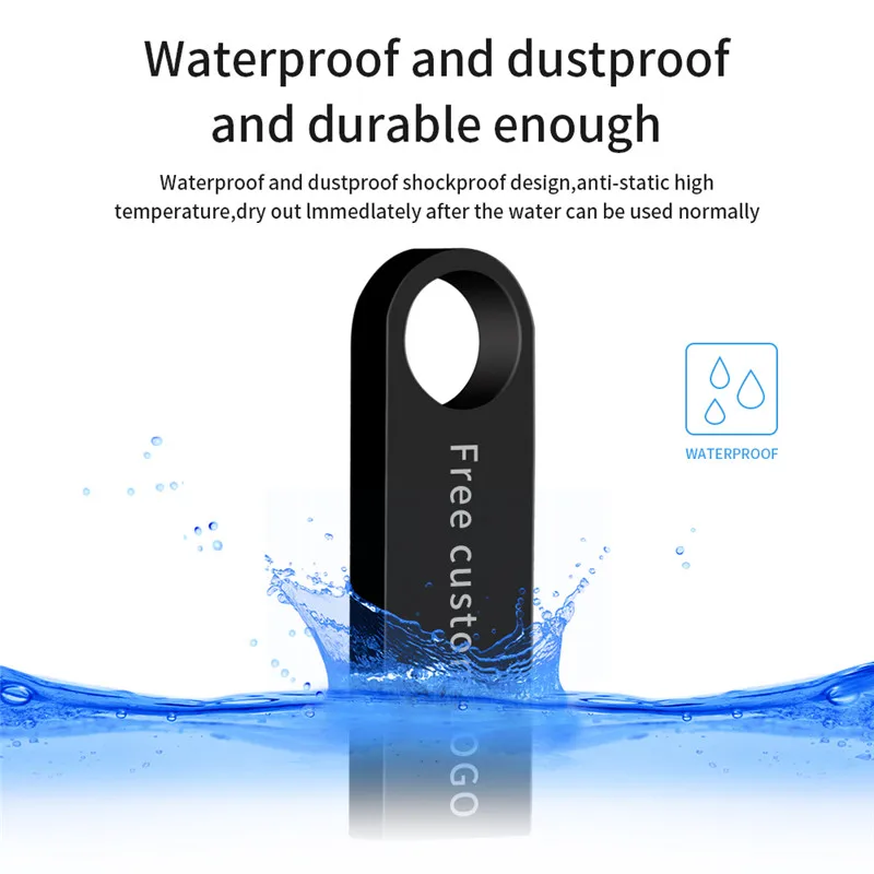 

Wholesale Pen Drive 2.0 32Gb Usb Flash Drive 64Gb Practical Capacity 16Gb 8Gb 4Gb Metal Keychain Usb Stick 128Gb Free Print Logo