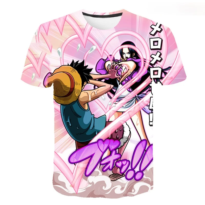Summer Boy Girl Kids Anime One Piece Men Women Children 3d Print T Shirt Streetwear Short Sleeve Casual Cool Tops Muzhskaya Odezhda Aliekspress