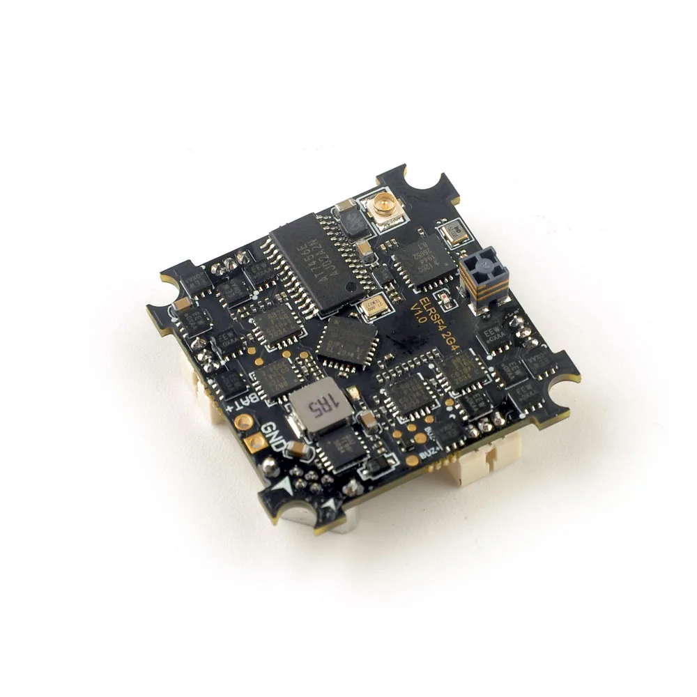HappyModel-CONTROLADOR DE VUELO 5 en 1 ExpressLRS, ELRS, F4, 2G4, AIO, SPI integrado, 2,4 GHz, ELRS, RX, para ES24TX, ES24TX-Lite, Tinywhoop, Dron-2