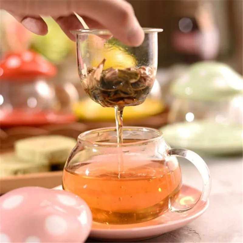 Прозрачная чашка для воды 290 мл молока кофейная чайная бокал вина с крышкой и