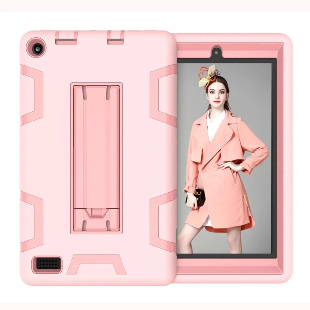 Mosunx подходит для Amazon Kindle new fire 7 2019 2017 чехол планшета ударопрочный кронштейн