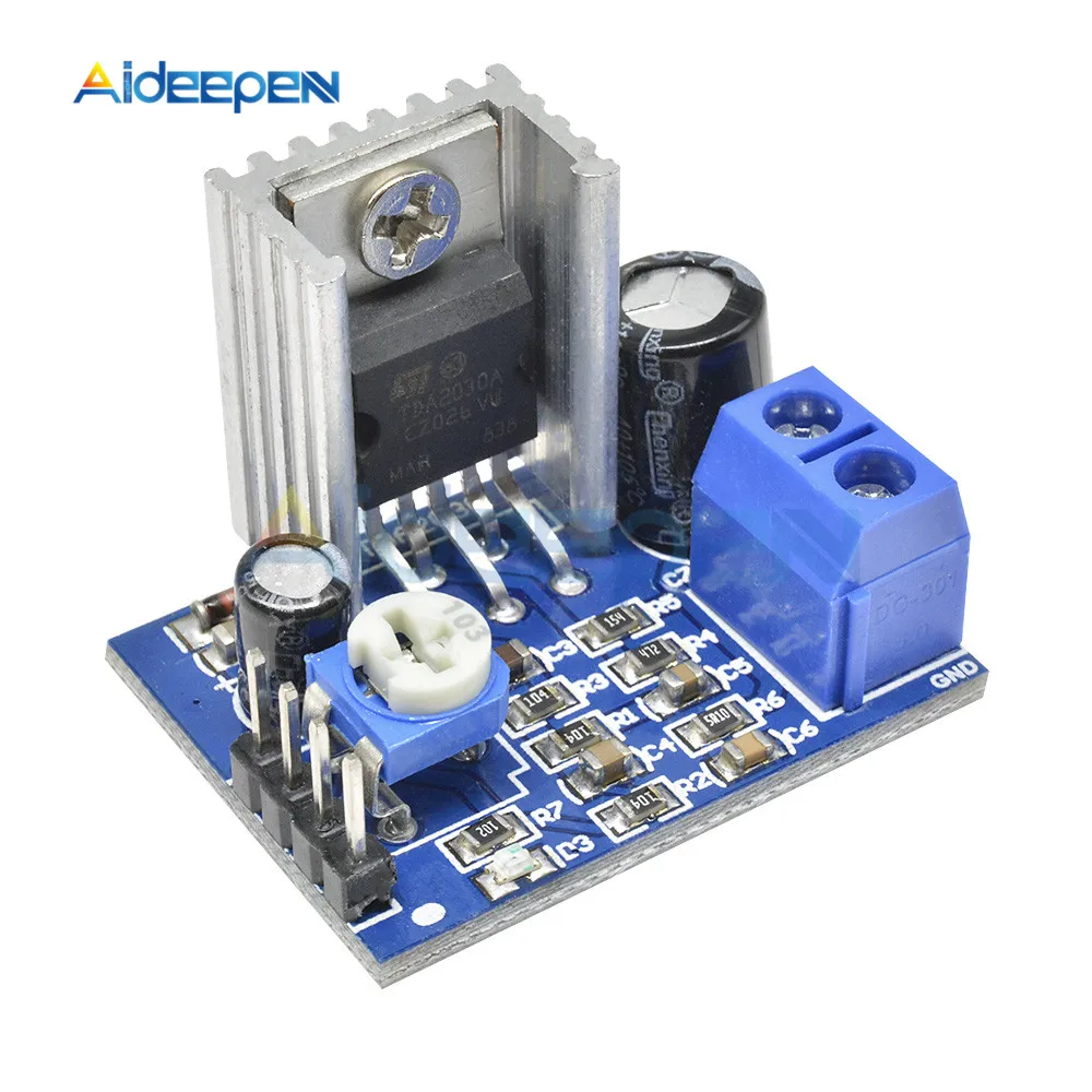Модуль TDA2030A плата звукового усилителя модуль с одним блоком питания 6-12 В |
