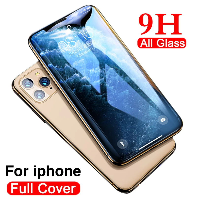 Подлинное HD Защитное стекло для Apple IPhone 11 Pro 11pro Max Закаленное стекло Защитная пленка для экрана на I Phone XR X XS Max 9H