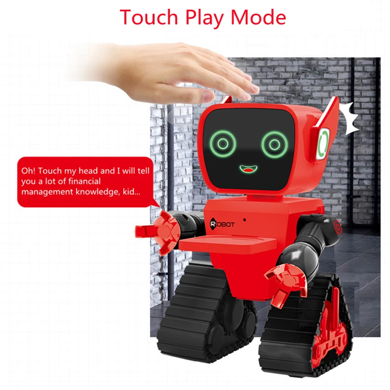 Early Education Touch Sensing Programming Intelligent Remote Control Robot Save Money Accompanied Story Piggy Bank Toy For Kids | Игрушки и