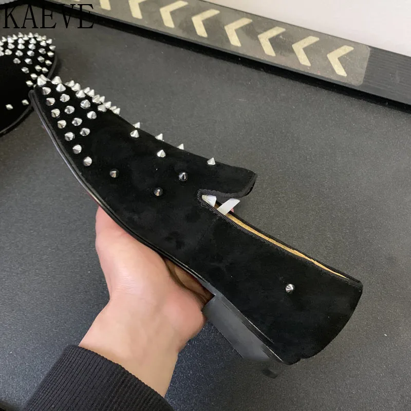 Кроссовки Kaeve мужские замшевые повседневная обувь на низком каблуке без застежки