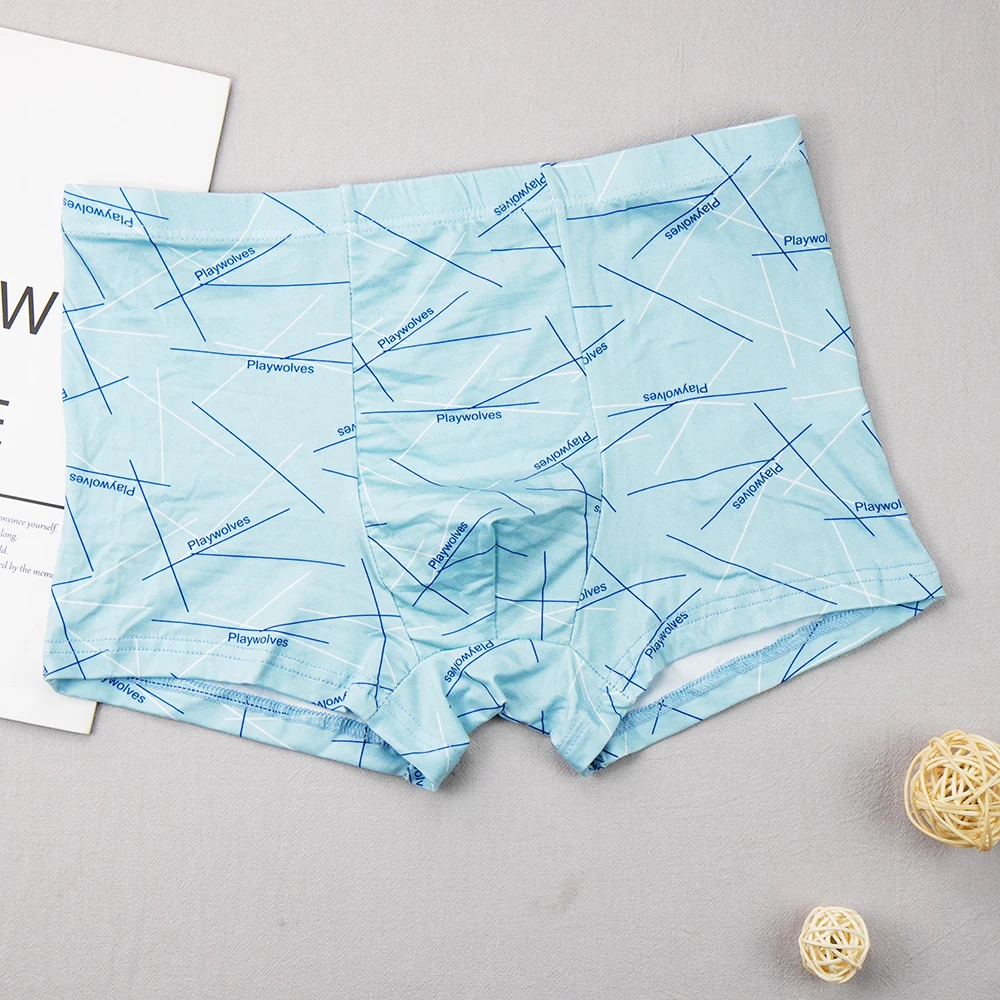 7Pcs/Lot Mens Boxers Colorful Cotton Male Briefs Solid Flexible Boxershorts Pure Color Pants Mens Seamless Underwear