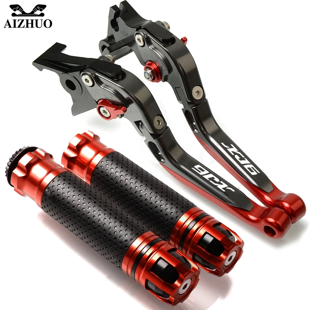 red Для YAMAHA XJ6 XJ 6 XJ6N/XJ6 DIVERSION 2009- 2013 2012 11 мотоциклетный тормозной рычаг сцепления регулируемый ручной Руль - Цвет: red