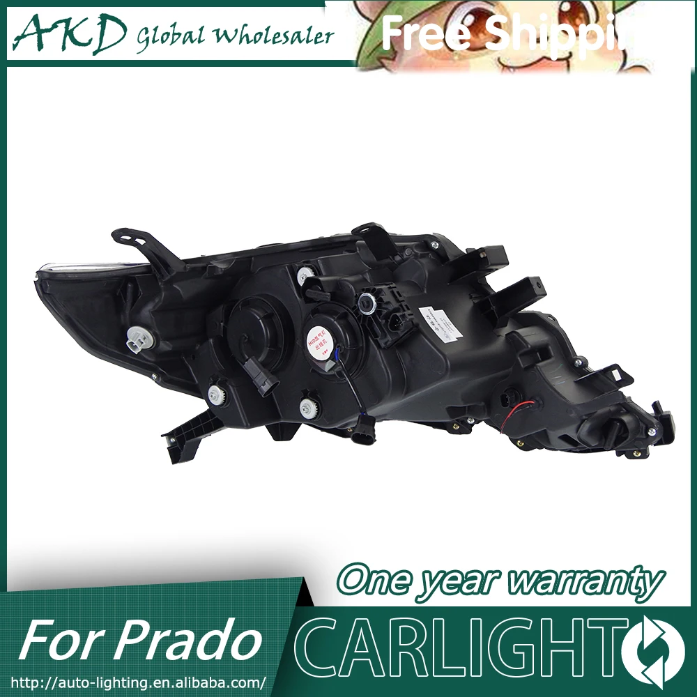 АКД автомобильный Стайлинг для Toyota Новые Prado фары 2014 2015 LC200 светодиодный DRL Bi Xenon