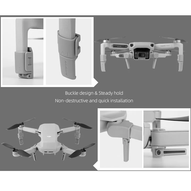 Складные посадочные шестерни для DJI Mavic Mini расширенная опора ног карданный