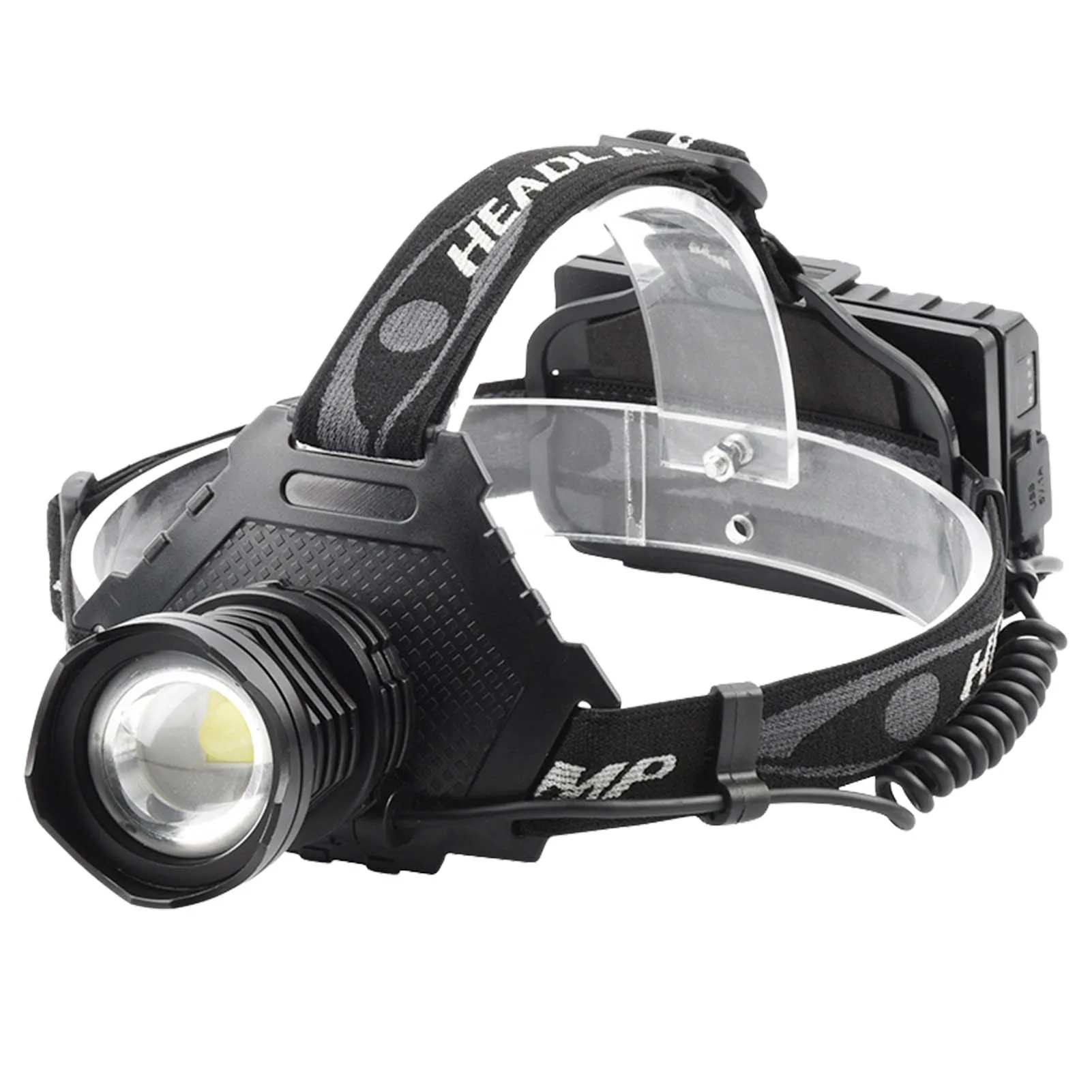 

Head Torch 2000 Lumens High-Power Super Bright Headlight P70 LED Headlamp With 5 Light Modes USB Rechargeable IPX4 Waterproof
